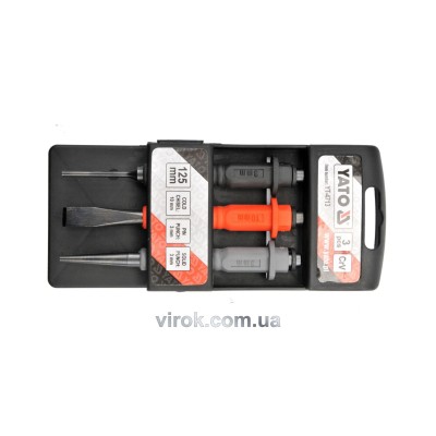 Набор зубил и кернеров YATO 125 мм 3 шт YT-4713