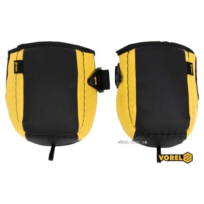 Наколенники защитные желто-черные VOREL с полиэтилена 74604