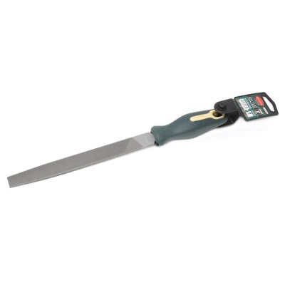 Напильник плоский 8"-200мм, на пластиковом держателе ROCKFORCE RF-5056P18