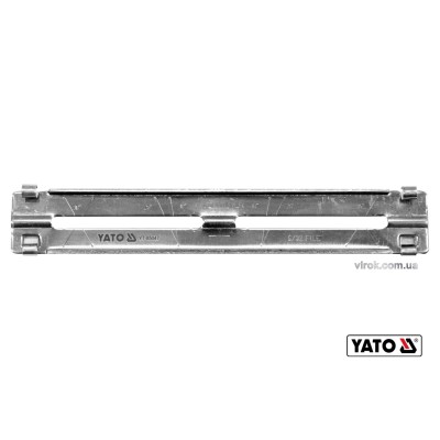 Напрямна для напилка YT-85025 з кліпсовим кріпленням YATO ?4 x 190 х 30 мм під 10°/25°/30°/35° YT-85047
