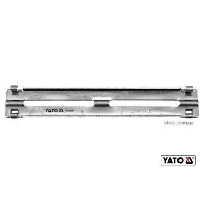 Напрямна для напилка YT-85027 з кліпсовим кріпленням YATO ?4.8 x 190 х 30 мм під 10°/25°/30°/35° YT-85049