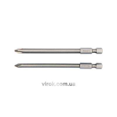 Насадка викруткова YATO 1/4" хрестова PH1/2 х 100 мм 2 шт YT-0488