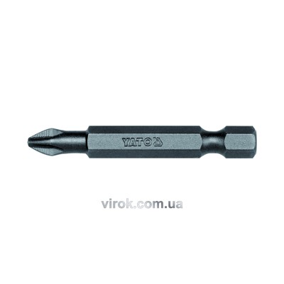 Насадка викрутка YATO 1/4" хрестова PH2 x 50 мм 50 шт YT-7848