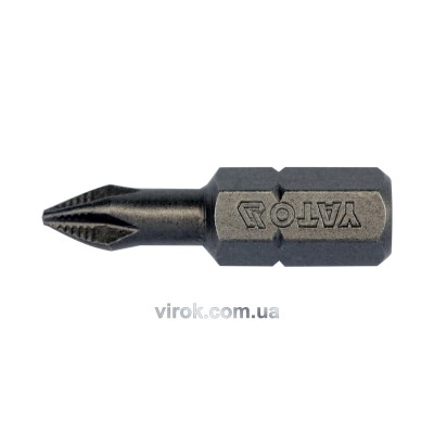Насадка викруткова YATO 1/4" хрестова РH1 х 25 мм 10 шт YT-04742