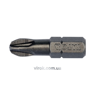 Насадка викруткова YATO 1/4" хрестова РZ3 х 25 мм 10 шт YT-04722