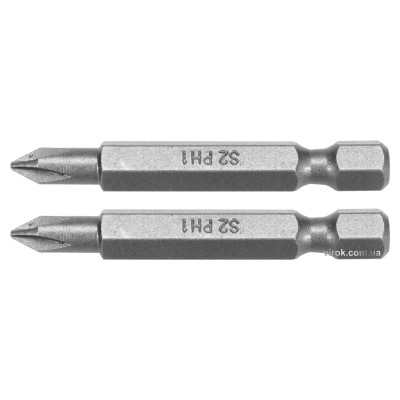 Насадка викрутка YATO "Phillips" PH1 x 50 мм HEX 1/4" AISI S2 2 шт YT-77875