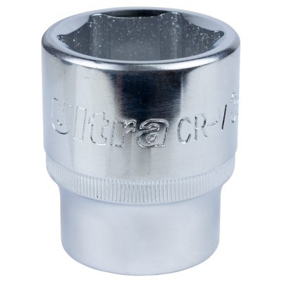 Насадка шестигранна 3/4" 36мм CrV ULTRA 6075362 Насадка шестигранна 3/4" 36мм CrV ULTRA 6075362