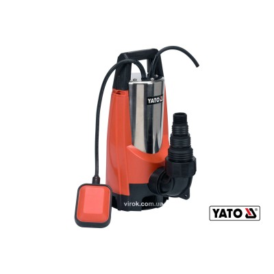 Насос для брудної води YATO 1100 Вт 14000 л/год. 10 м YT-85343