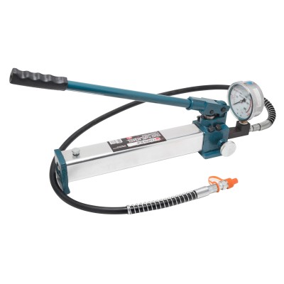 Насос гідравлічний посилений з манометром 10т (об'єм масла - 0.5л, тиск - 630 bar ) Forsage F-0100-2B-2CB