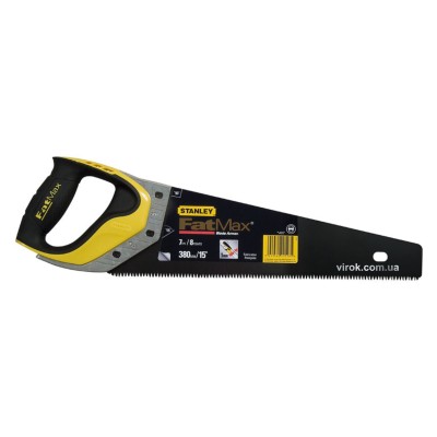 Ножовка по дереву STANLEY "FatMax" с покрытием "Appliflon" 380 мм 7TPI 2-20-528