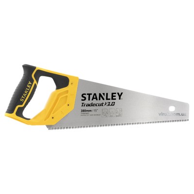 Ножовка по дереву STANLEY "Tradecut" 380 мм 7 зубов/1" STHT20348-1