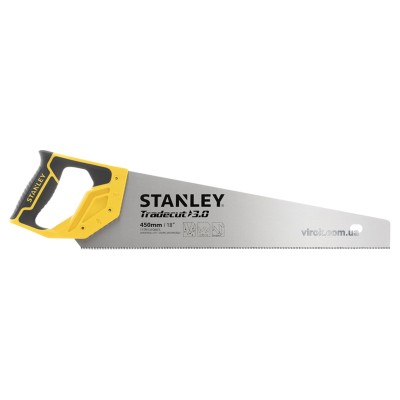 Ножовка по дереву STANLEY "Tradecut" 450 мм 11 зубов/1" STHT20355-1