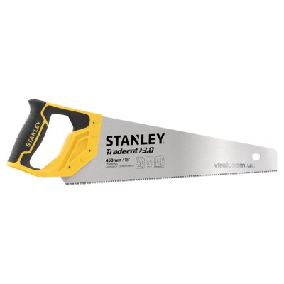 Ножовка по дереву STANLEY "Tradecut" 450 мм 7 зубов/1" STHT20354-1