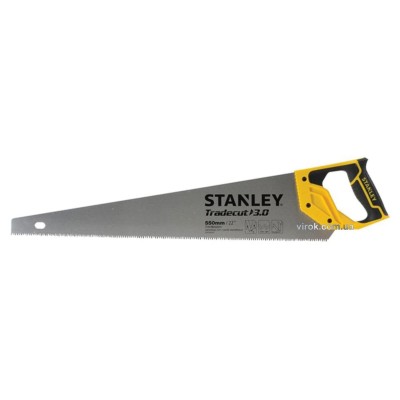 Ножовка по дереву STANLEY "Tradecut" 550 мм STHT1-20352