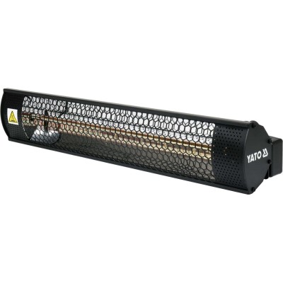 Обігрівач інфрачервоний кварцовий YATO, ел.-мереж-230 В, 2000 Вт, діапазон-12-18м? YT-99531