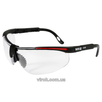 Окуляри захисні YATO відкриті прозорі YT-7367