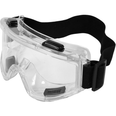 Окуляри захисні з вентиляцією YATO прозорі з регульованим еластичним паском YT-73831