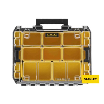 Органайзер пластиковый STANLEY FATMAX TSTAK 337 х 440 х 119 мм 10 ячеек FMST82967-1 Органайзер пластиковый STANLEY FATMAX TSTAK 337 х 440 х 119 мм 10 ячеек FMST82967-1
