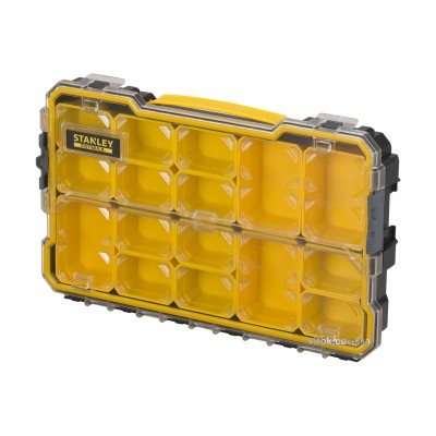 Органайзер с прозрачной крышкой STANLEY "Fatmax Pro" 14 секций 43 х 27 х 6.4 см FMST1-75779 Органайзер с прозрачной крышкой STANLEY "Fatmax Pro" 14 секций 43 х 27 х 6.4 см FMST1-75779