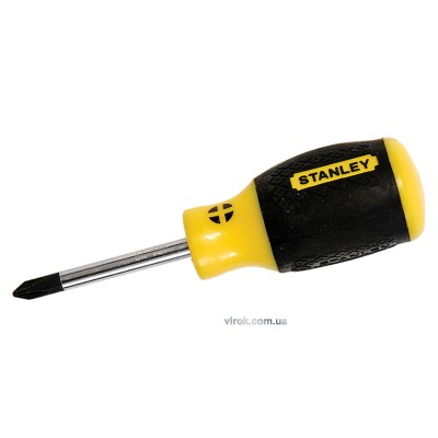 Хрестова вивірка STANLEY "Cushion Grip" PH1 x 45 мм 0-64-931 Хрестова вивірка STANLEY "Cushion Grip" PH1 x 45 мм 0-64-931