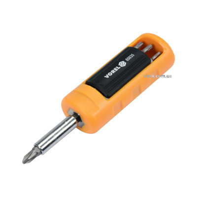 Отвертка-держатель с набором насадок VOREL HEX-1/4" 13 шт 65035 Отвертка-держатель с набором насадок VOREL HEX-1/4" 13 шт 65035