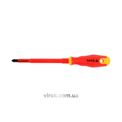 Викрутка діелектрична хрестова YATO PH3 x 150 мм VDE до 1000 В YT-2824