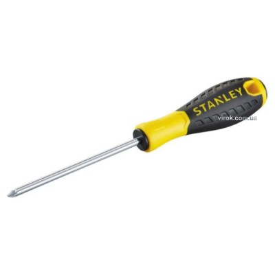 Викрутка хрестова STANLEY "Essential" PH1 х 100 мм STHT1-60308 Викрутка хрестова STANLEY "Essential" PH1 х 100 мм STHT1-60308