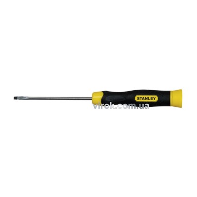 Викрутка плоска STANLEY "Cushion Grip" SL2.5 x 75 мм 1-64-923 Викрутка плоска STANLEY "Cushion Grip" SL2.5 x 75 мм 1-64-923