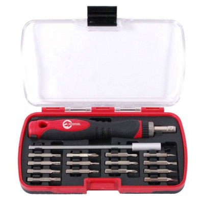Отвертка с прецизионными насадками 16ед.,пластиковый футляр Intertool VT-2016