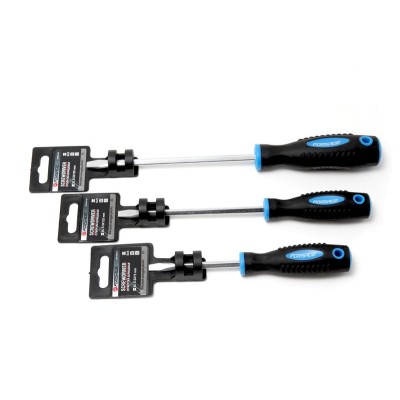 Викрутка шліцева магнітна "Profi" S2 SL6.5х150мм, на пластиковому тримачі Forsage F-70165150