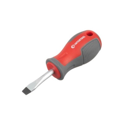 Отвертка шлицевая SL6.0*38 мм, CR-V Intertool VT-3309