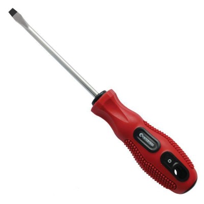 Отвертка шлицевая SL6*100мм Intertool VT-3113