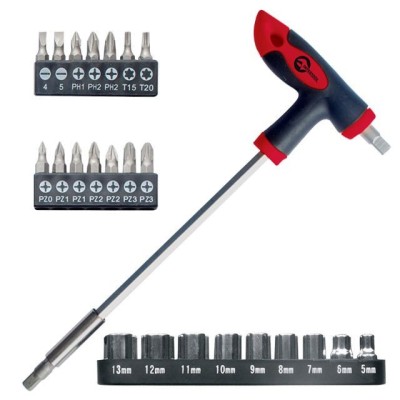 Отвертка Т-образная 25нас Intertool HT-0422