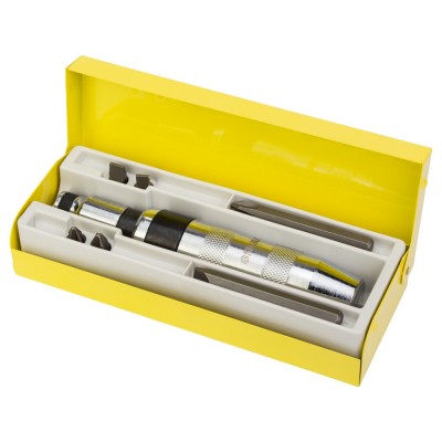 Отвертка ударно-поворотная с битами 8шт CRV метал кейс SIGMA 4004021