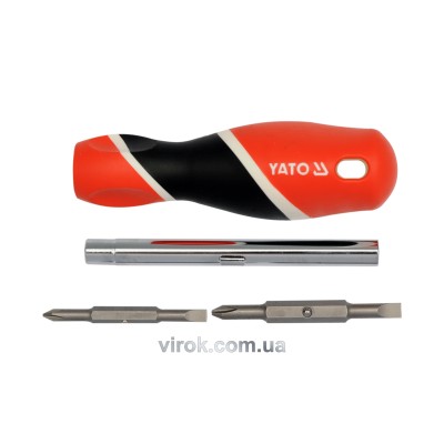 Отвертка YATO с двусторонними насадками 4 шт YT-25971