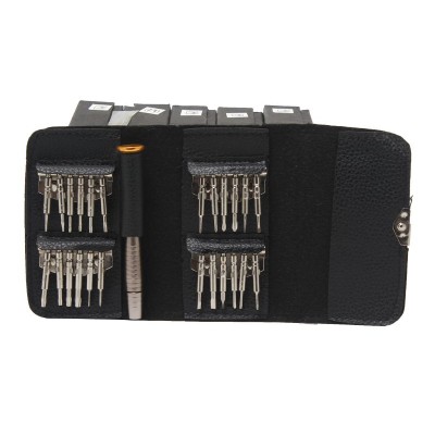 Викрутка ювелірна з цанговим затиском комплектом біт для точних робіт (25 предметів) у чохлі. BaumAuto BM-30313125