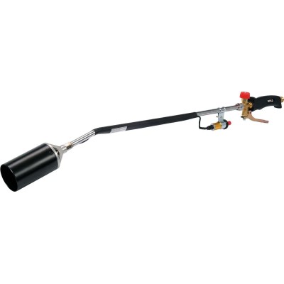 Горілка газова з п'єзозапалом для покрів. робіт YATO 65 кВт, l= 900 мм, зі шлангом-5 м YT-36741
