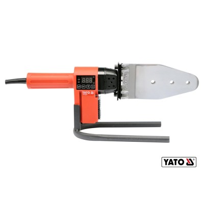 Паяльник для термопластикових труб YATO 850 Вт + 7 адаптерів 16-63 мм YT-82250