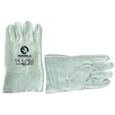 Рукавичка замшева (крага) 10.5" (скринька 120 пар) Intertool SP-0015W