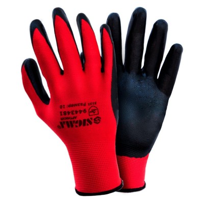 Трикотажні рукавички з нітриловим покриттям манжет SIGMA 9443481