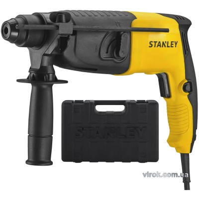 Перфоратор сетевой SDS+ STANLEY 620 Вт + кейс STHR202K-RU