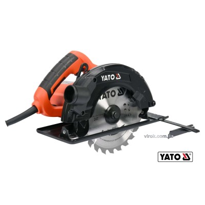 Пила дискова мережева YATO 1500 Вт диск 185 x 20 x 2.8 мм 0-45 ° 65 мм YT-82152