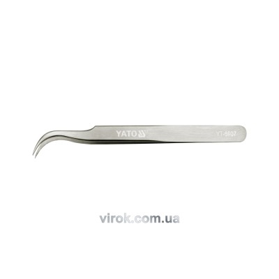 Пинцет изогнутый YATO 115 мм YT-6907