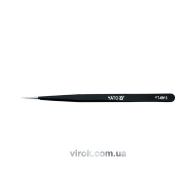 Пінцет прямий антистатичний YATO 140 мм YT-6916