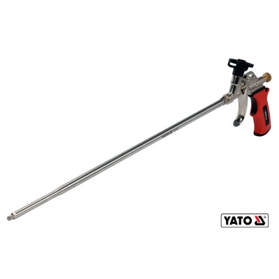 Пистолет для монтажной пены с удлиненным соплом YATO 500 мм алюминиевый YT-67460