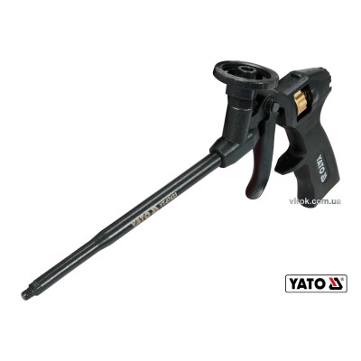 Пистолет для монтажной пены YATO алюминий + латунь пластиковая ручка YT-67433