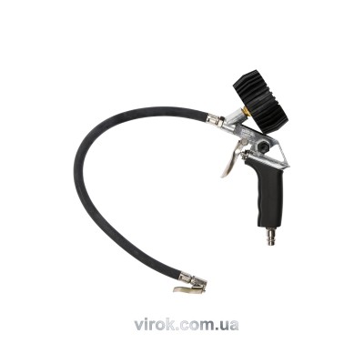 Пістолет для підкачування шин з манометром YATO 1/4" 0.8 Mпа YT-2370