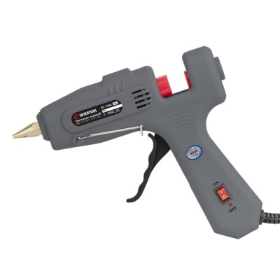 Пистолет клеевой 80(245)Вт, 230В, 215-230°C под стержни 10.8-11.5мм, 13-30 г/мин., выключатель Intertool RT-1104