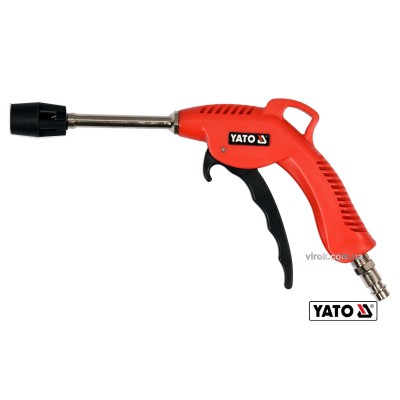 Пистолет пневматический продувочный YATO с турбо-соплом 110 мм 1/4" 0.62 Мпа YT-23723