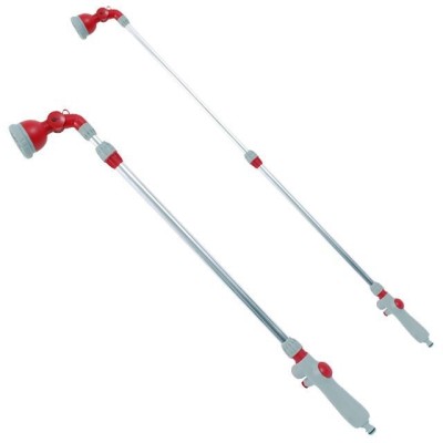 Пистолет-распылитель на телескопической штанге 90-120см для полива 9-ти функциональный (центральный, туман, душ, полный, угловой, проливной дождь, п Intertool GE-0043